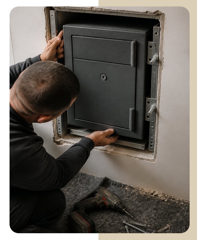 Установка депозитного сейфа в Южно-Сахалинске по цене от 6715 р. | Дверной